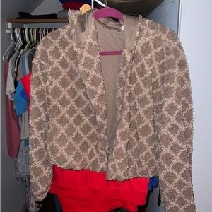 Textured Brown Jacket